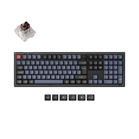 Keychron V6 QMK Custom Mechanical Keyboard ISO Layout Collection