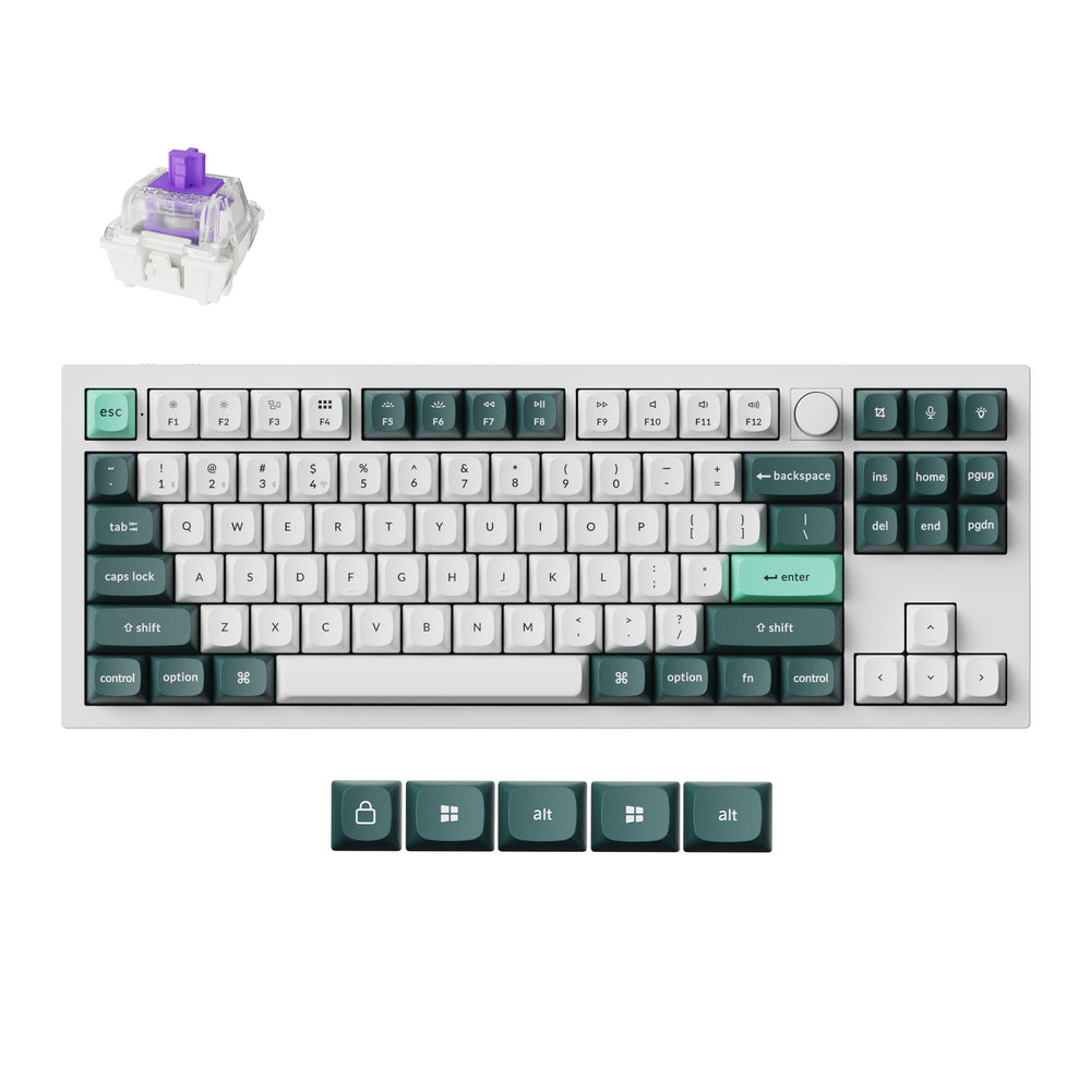 Keychron Q3 HE QMK kabellose benutzerdefinierte Tastatur (US-ANSI-Layout)