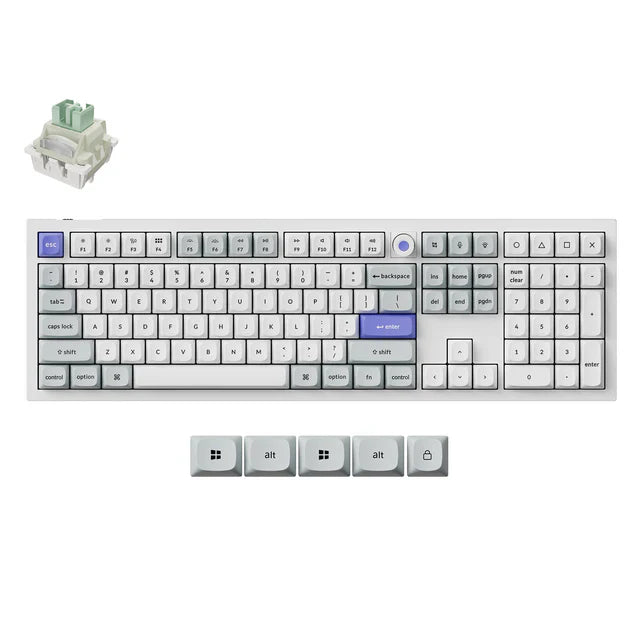 Keychron Q6 HE 8K Magnetische Schalter Tastatur(US ANSI layout)