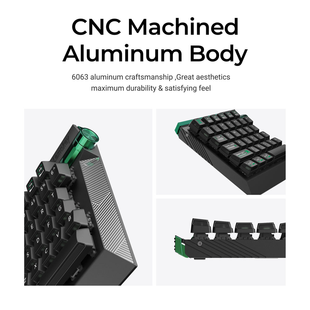 Lemokey L0 HE Einhändiges Magnetisches Schalter Gaming-Tastatur