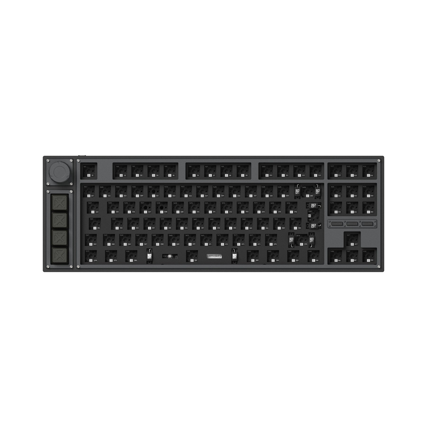 Lemokey L3 QMK/VIA kabellose kundenspezifische mechanische Tastatur (US-Layout)