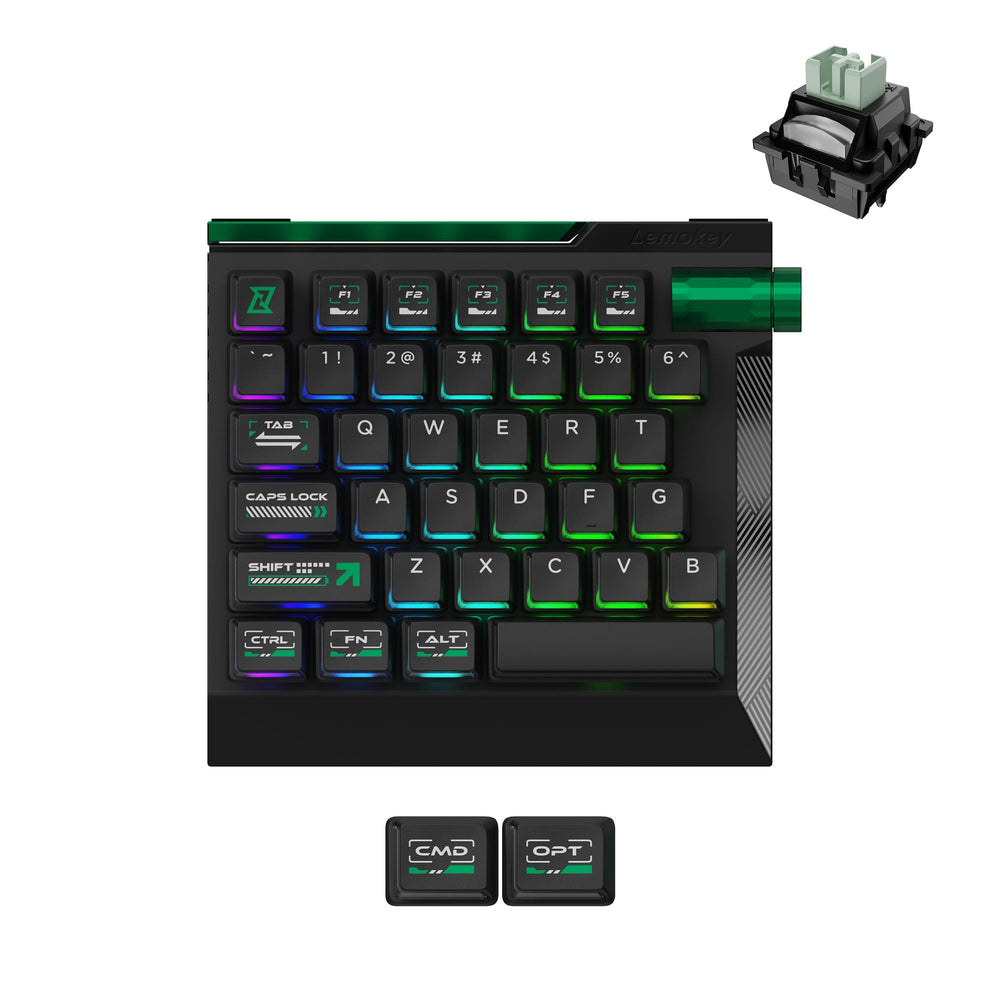 Lemokey L0 HE Einhändiges Magnetisches Schalter Gaming-Tastatur