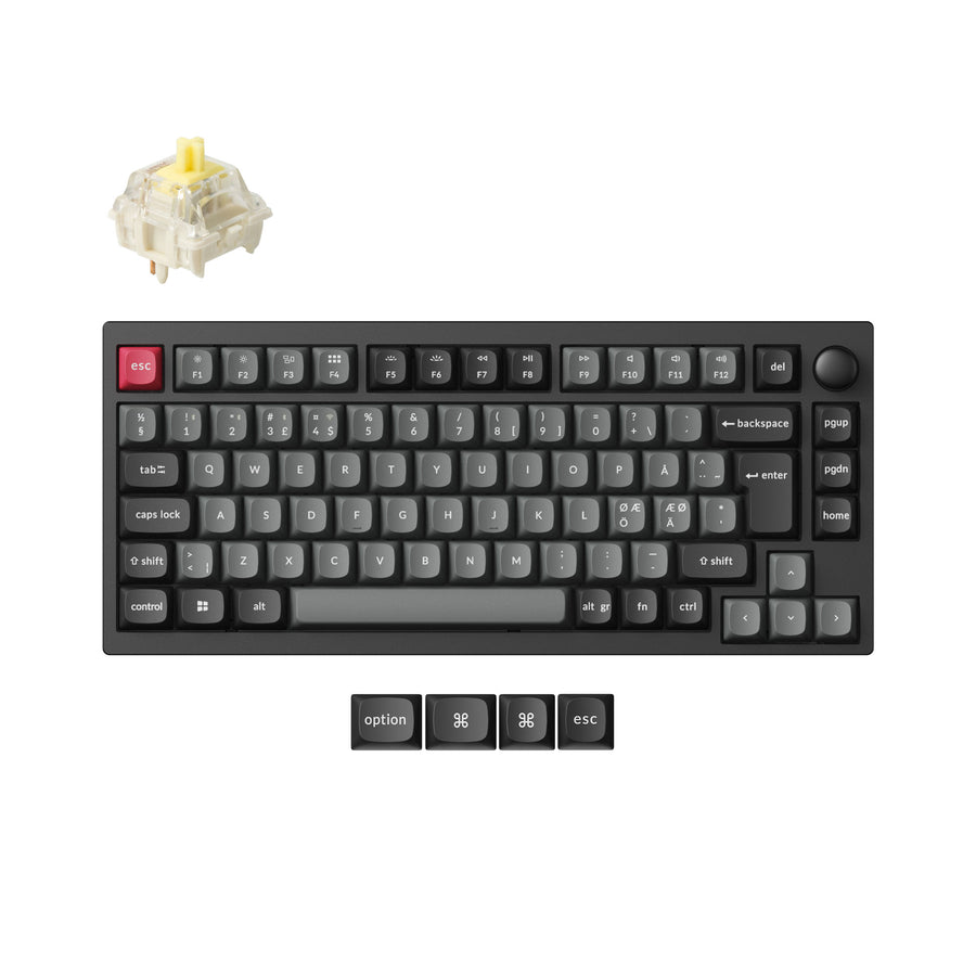 Lemokey P1 QMK Wireless Custom Mechanical Keyboard ISO-Layout-Sammlung