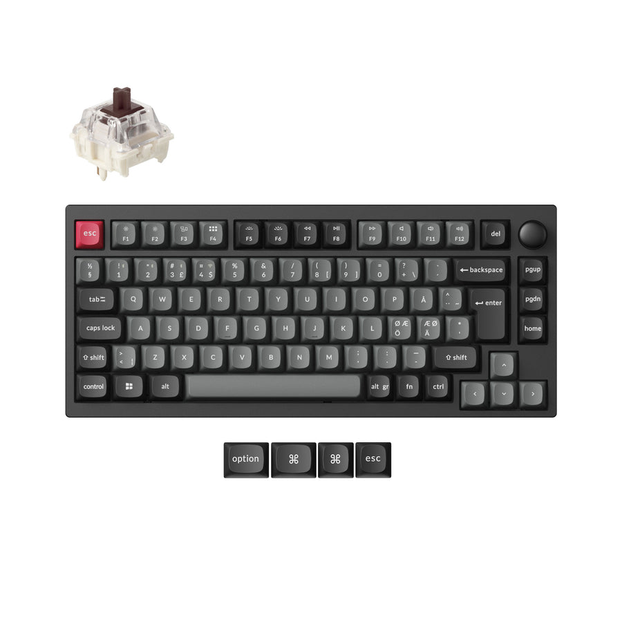 Lemokey P1 QMK Wireless Custom Mechanical Keyboard ISO-Layout-Sammlung