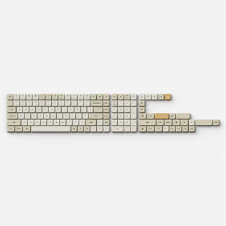 Low Profile Double Shot PBT LSA Keycap Set Version 2