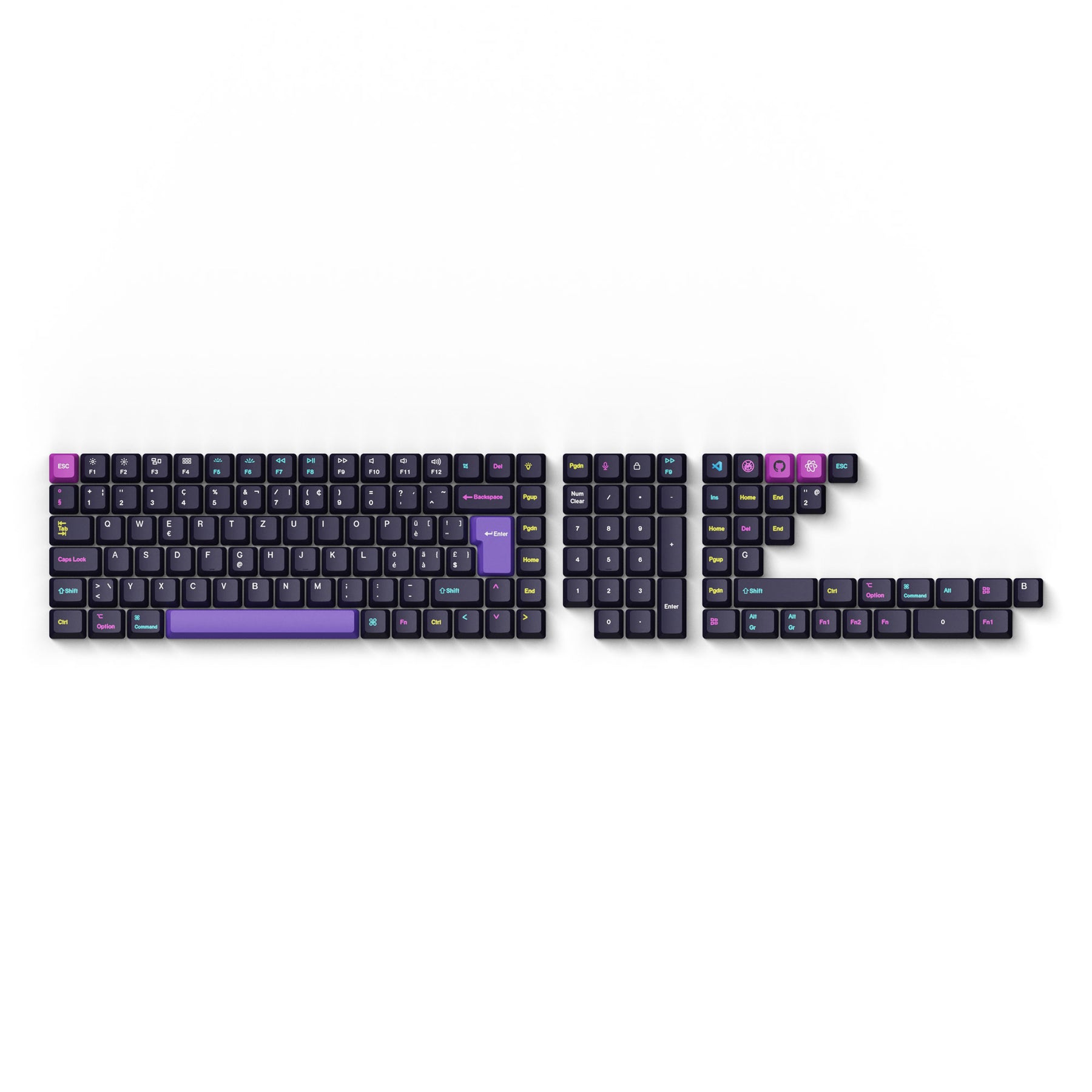 ISO OEM Dye-Sub PBT Vollständiges Tastenkappen-Set - Entwickler