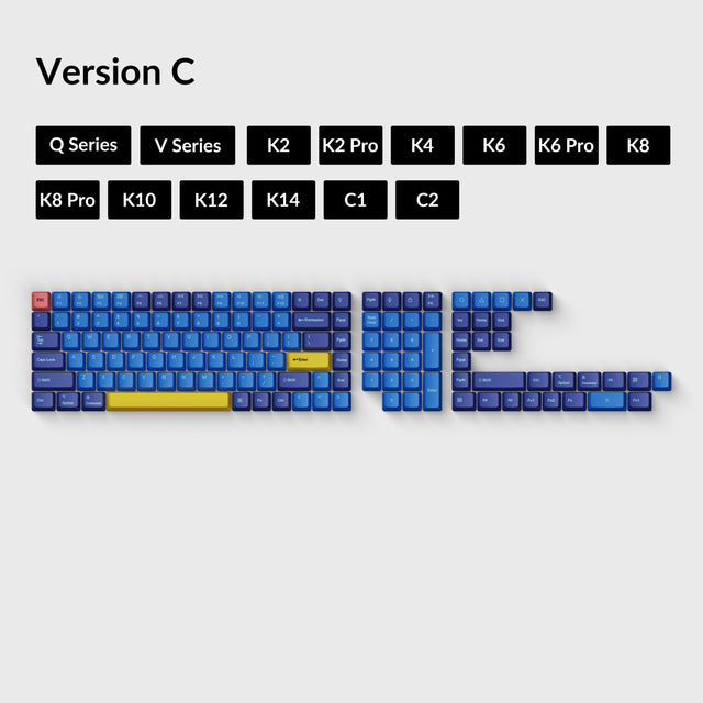 OEM Dye-Sub PBT Tastenkappen-Set - Beach