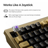 Keychron Q1 HE QMK Wireless Custom Keyboard - Copper Edition(US ANSI Layout)