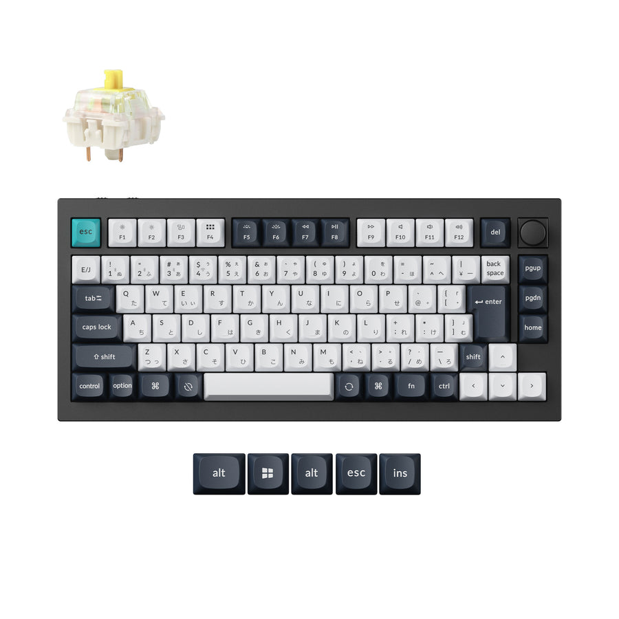 Keychron Q1 Max QMK/VIA Wireless Custom Mechanical Keyboard ISO Layout Collection