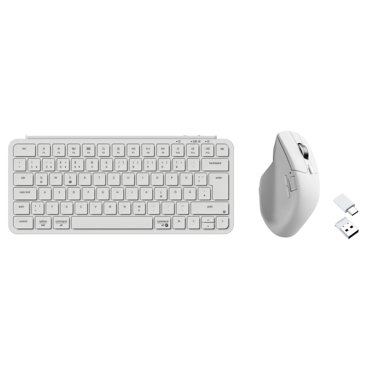 Keychron B Pro Series ISO-DE Layout Keyboard and M6 Mouse Wireless Combo