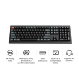 Keychron V6 Ultra 8K Wireless Custom Mechanical Keyboard(US ANSI Layout)