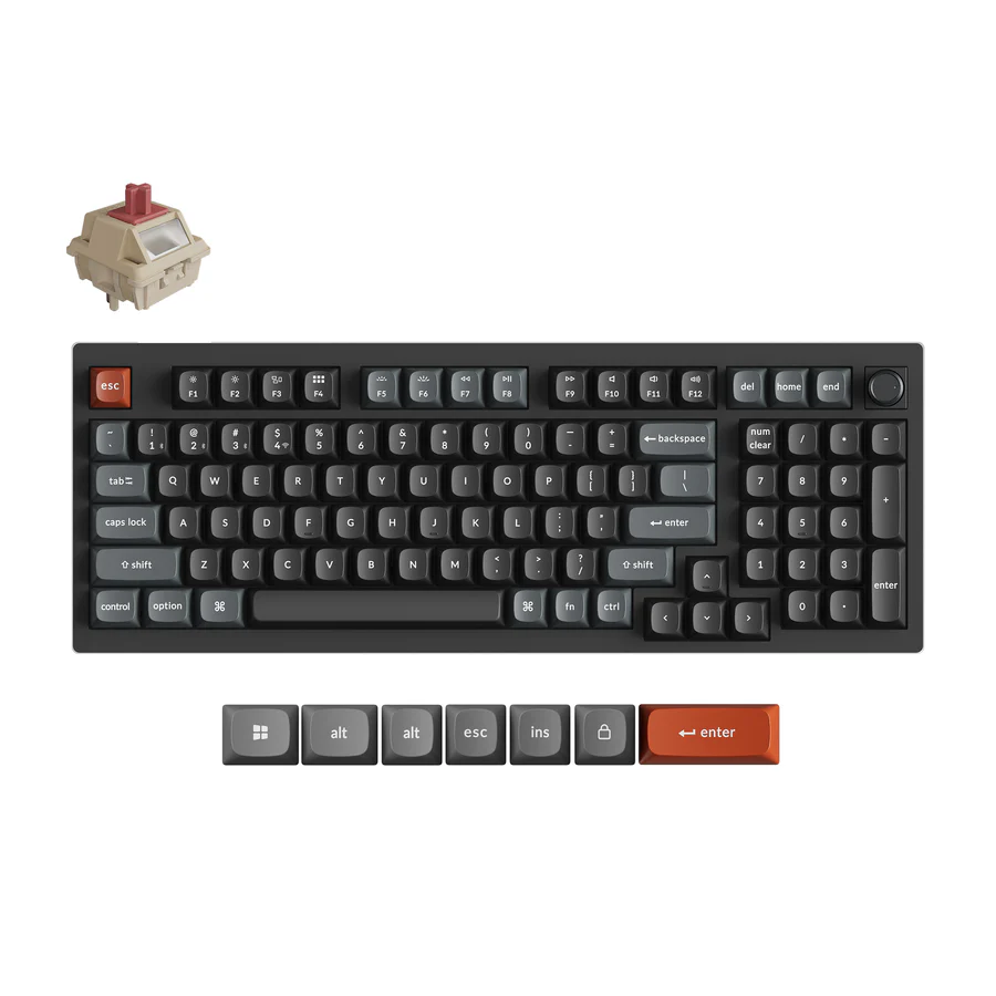 Keychron V5 Ultra 8K Wireless Custom Mechanical Keyboard(US ANSI Layout)