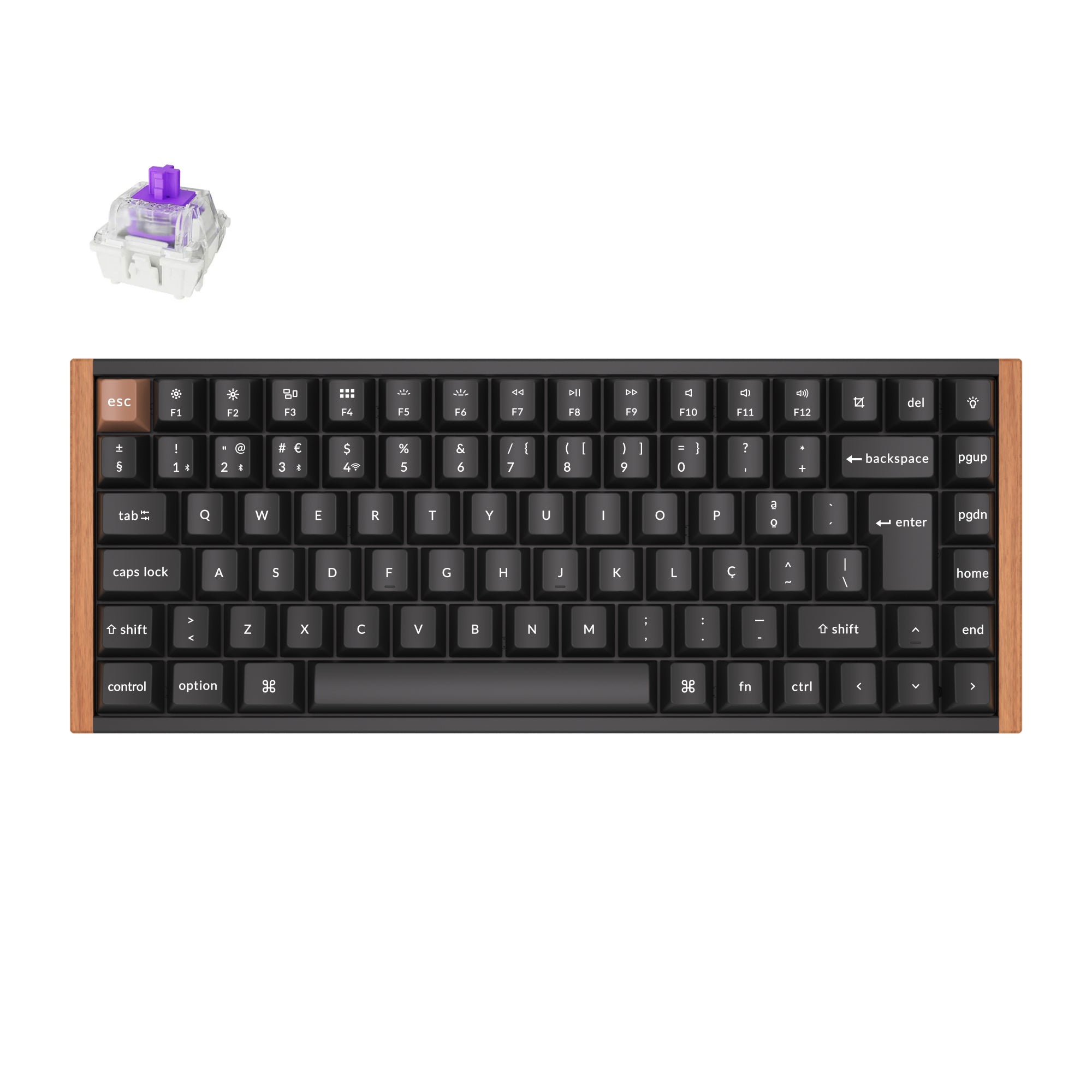 Keychron K2 HE Wireless Magnetic Switch Benutzerdefinierte Tastatur ISO Layout Kollektion