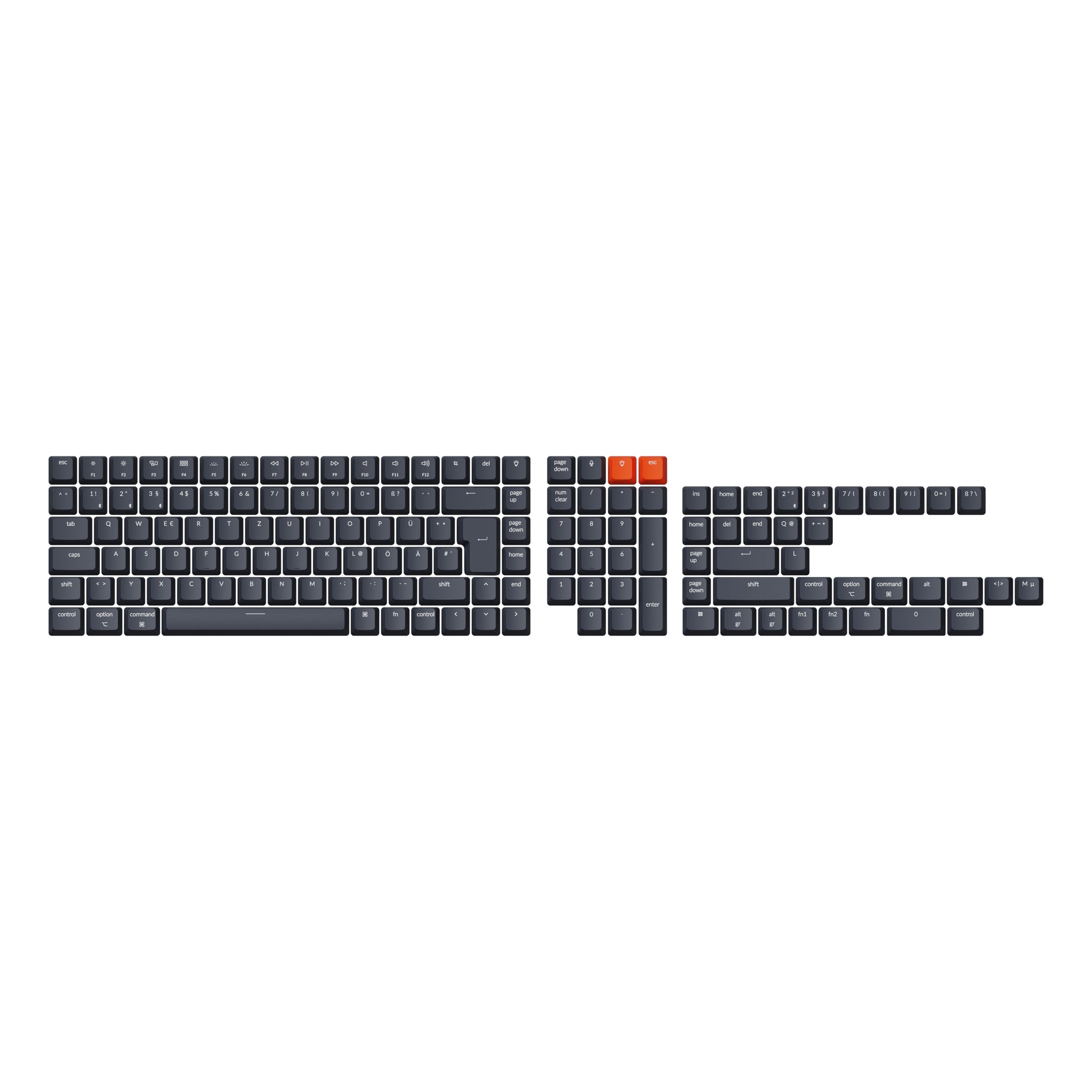 ISO ABS Komplettes Tastenkappen-Set