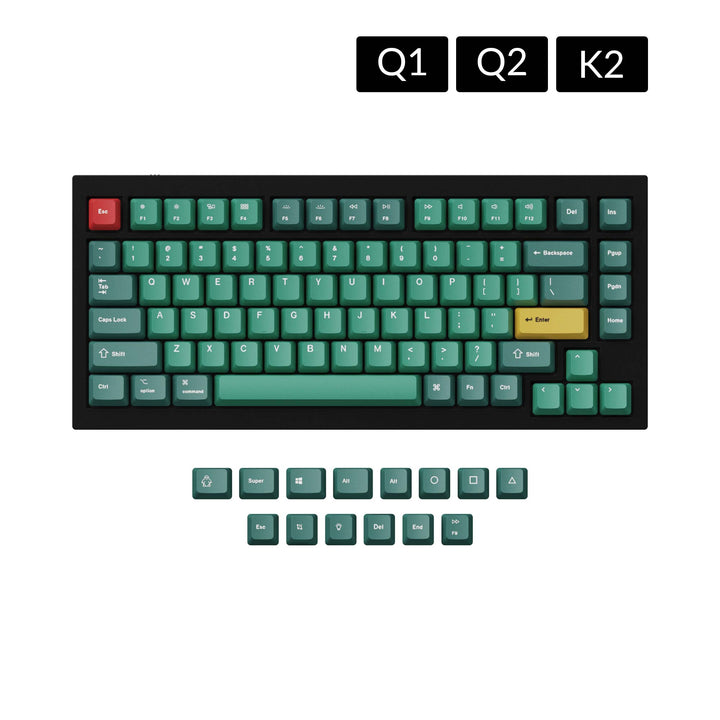 OEM Dye-Sub PBT Tastenkappen-Set - Forest