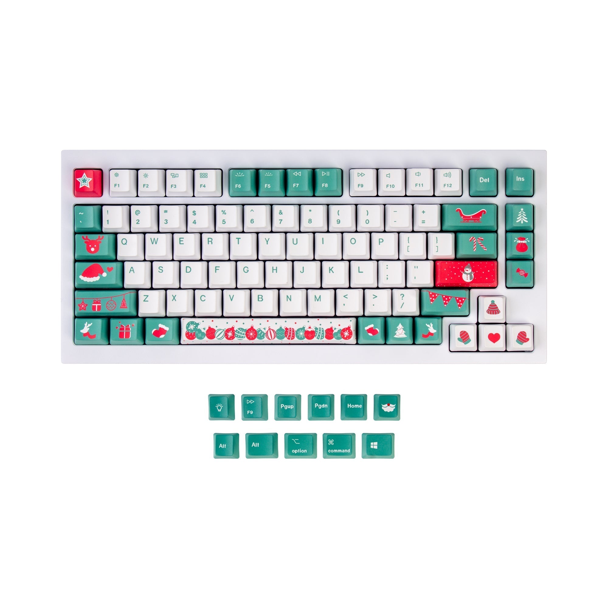OEM Dye-Sub PBT Tastenkappen-Set - Weihnachtsbaum
