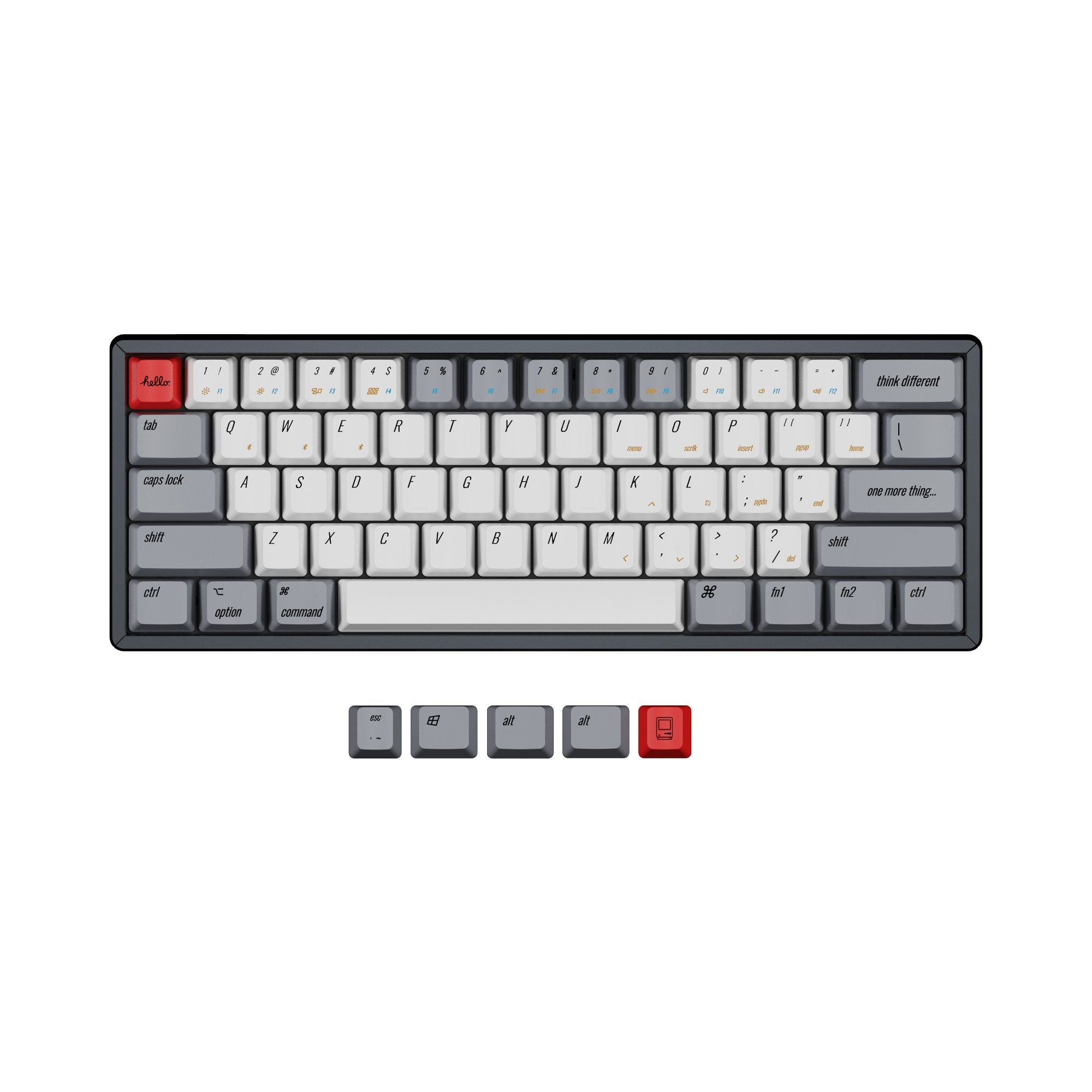 Keychron OEM Profil PBT Retro Tastenkappen-Set