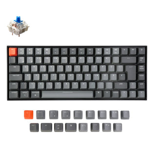 Keychron K2 kabellose mechanische Tastatur (Deutsches ISO DE Layout) – Version 2