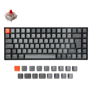 Keychron K2 kabellose mechanische Tastatur (Deutsches ISO DE Layout) – Version 2