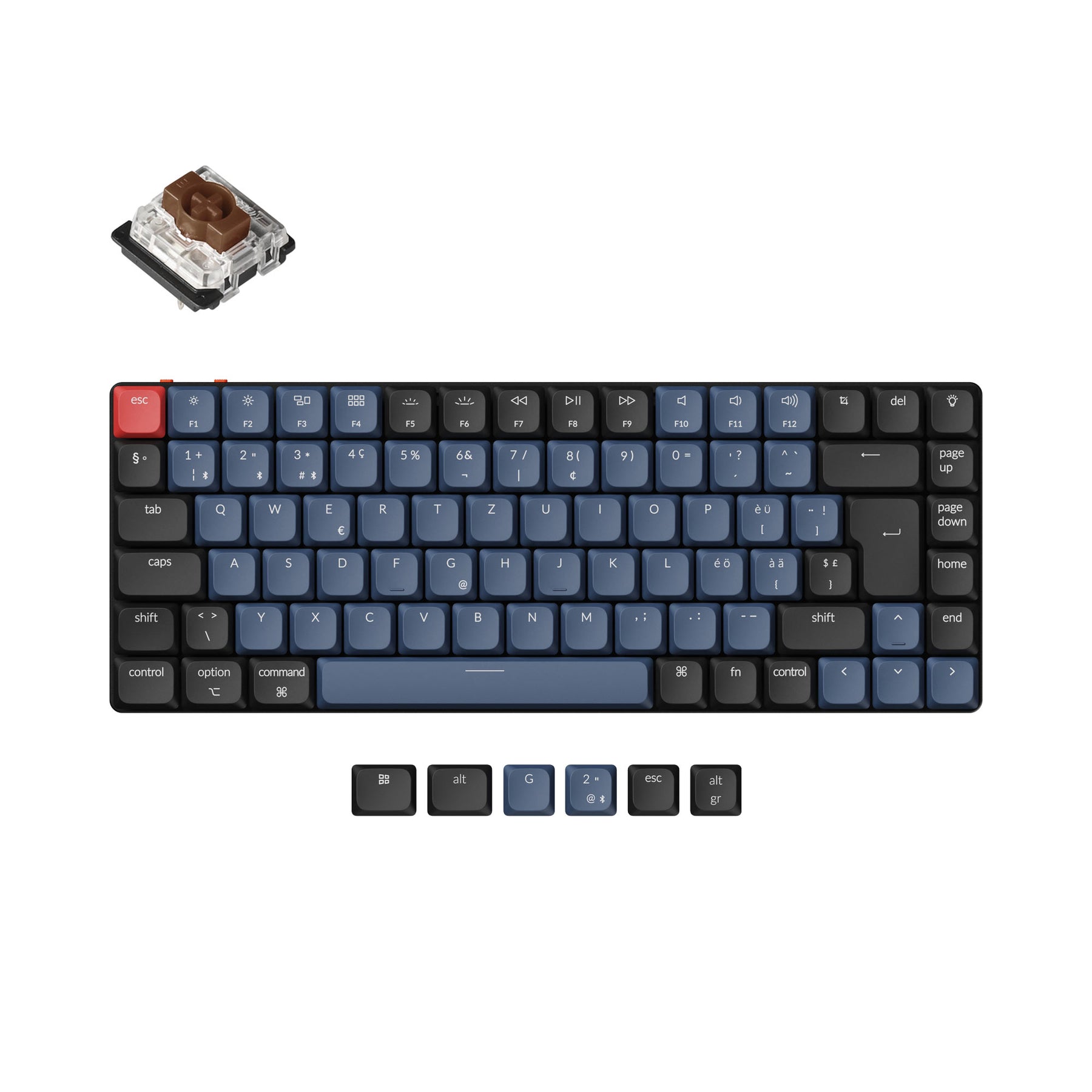 ISO OEM Dye-Sub PBT Full Set Keycap Set - Hacker Mint – Keychron Germany