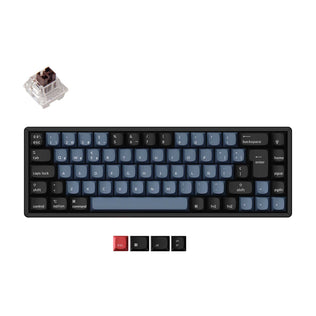 Keychron K6 Pro QMK/VIA kabellose mechanische Tastatur ISO-Layout-Sammlung