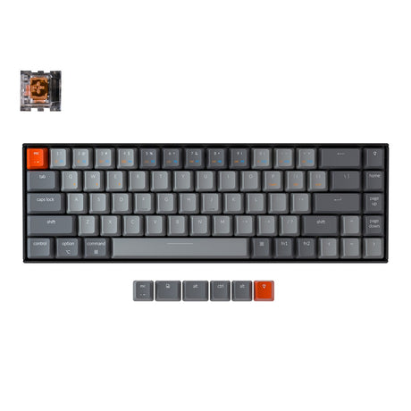 Keychron K6 kabellose mechanische Tastatur (US-ANSI-Layout)