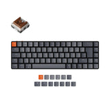 Keychron K7 Ultraflache kabellose mechanische Tastatur (UK-ISO-Layout)