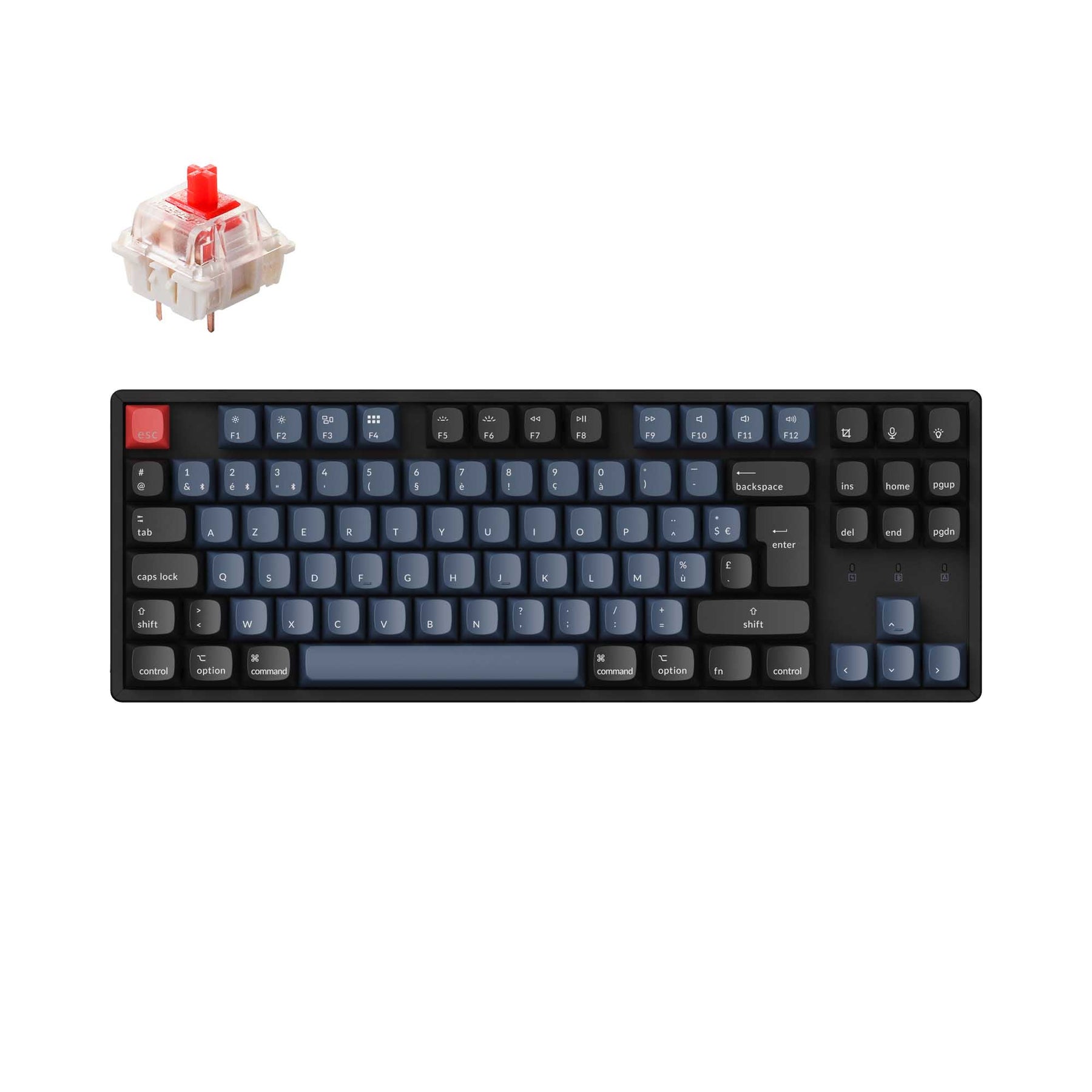 Keychron K8 Pro QMK/VIA kabellose mechanische Tastatur ISO-Layout-Sammlung