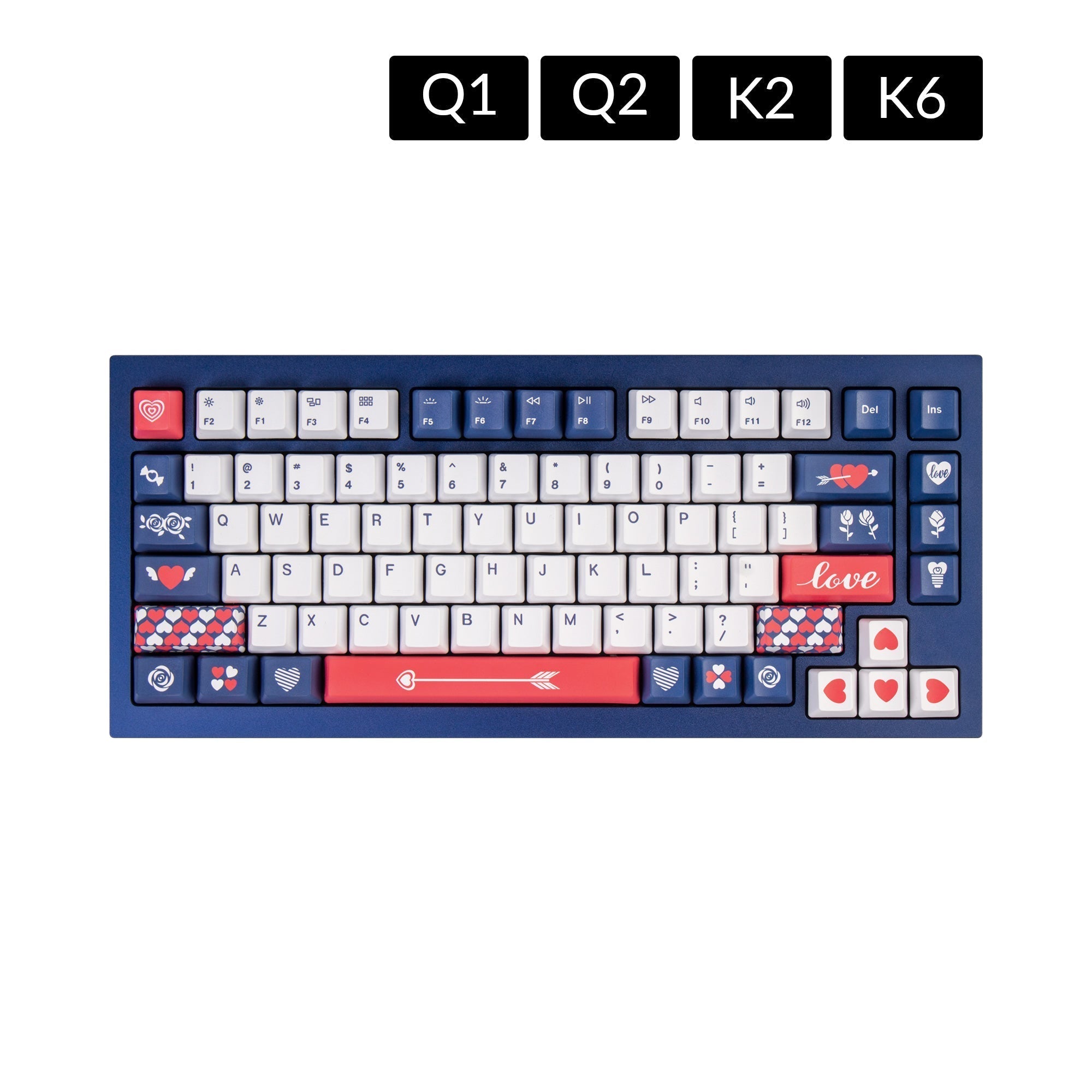 OEM Dye-Sub PBT Tastenkappen-Set - Love