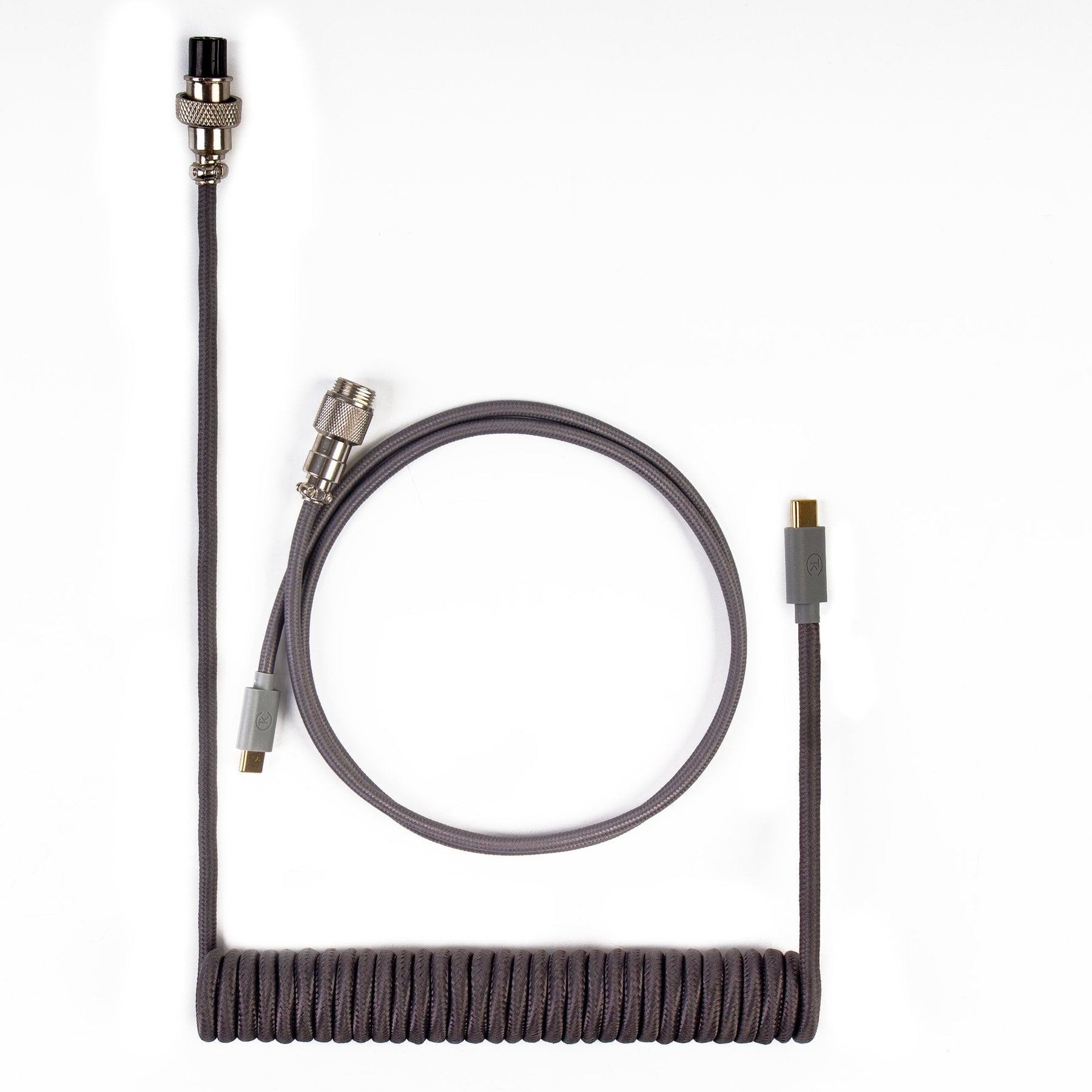 Keychron Angled Coiled Cable Blanc - Achat Accessoire