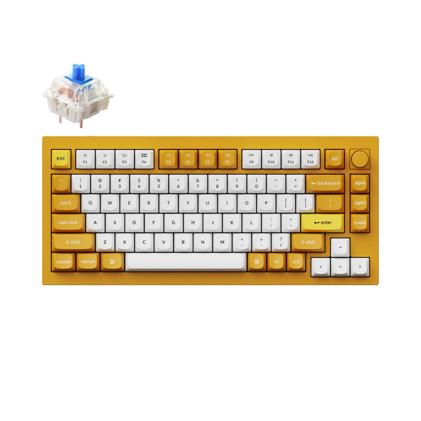 Keychron Q1 QMK Benutzerdefinierte Mechanische Tastatur (US ANSI Layout) - Version 2