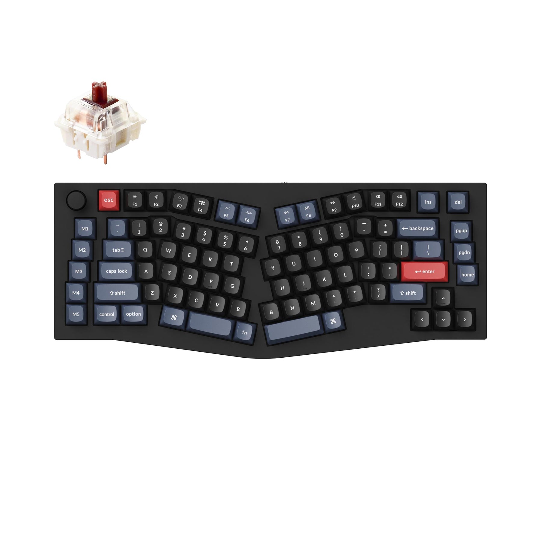 Keychron Q10 (Alice Layout) QMK Custom Mechanical Keyboard (US ANSI Layout)