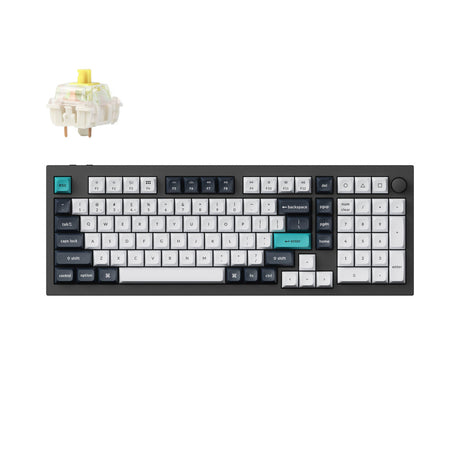 Keychron Q5 Max QMK/VIA Wireless Custom Mechanical Keyboard (US ASIN Keyboard)