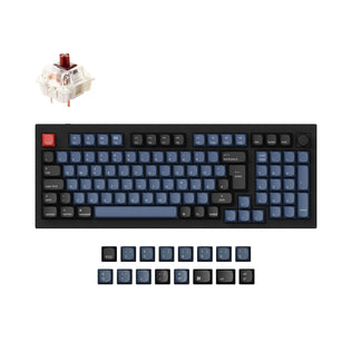 Keychron Q5 QMK benutzerdefinierte mechanische Tastatur ISO-Layout-Sammlung