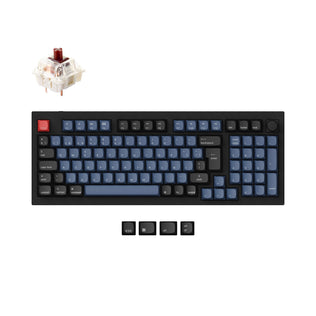 Keychron Q5 QMK benutzerdefinierte mechanische Tastatur ISO-Layout-Sammlung