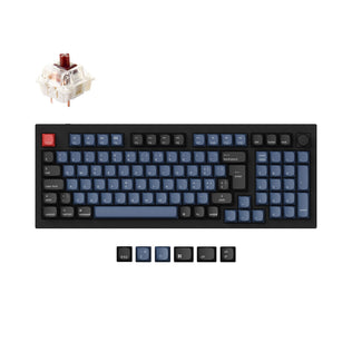 Keychron Q5 QMK benutzerdefinierte mechanische Tastatur ISO-Layout-Sammlung