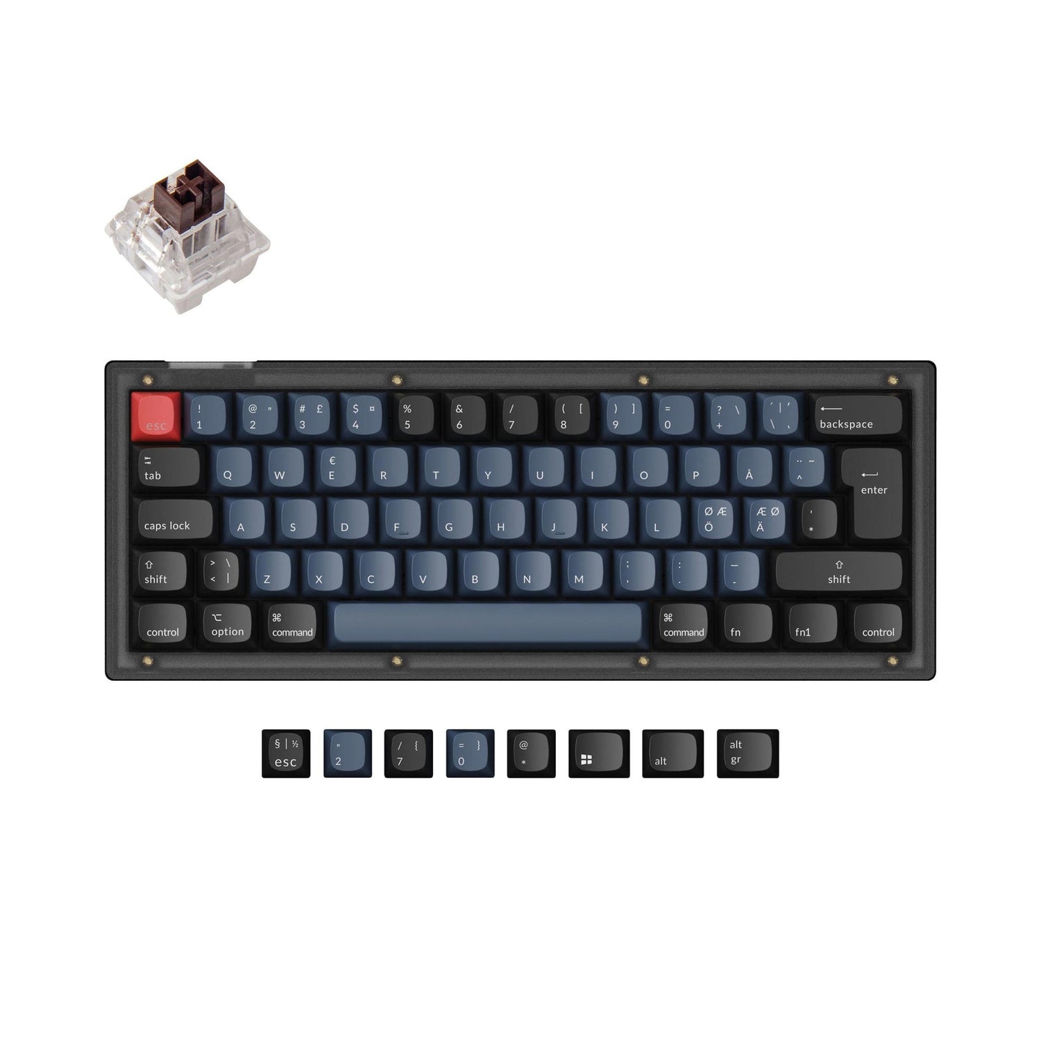 Keychron V4 QMK Benutzerdefinierte Mechanische Tastatur ISO Layout Kollektion