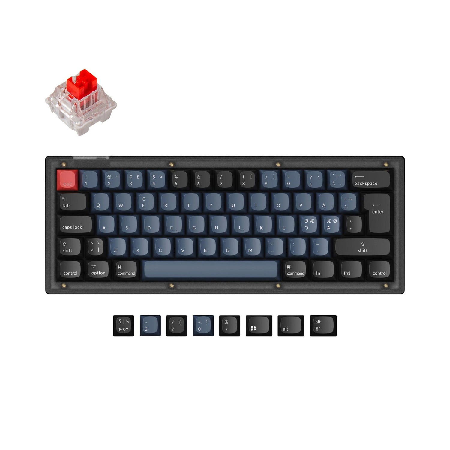 Keychron V4 QMK Benutzerdefinierte Mechanische Tastatur ISO Layout Kollektion