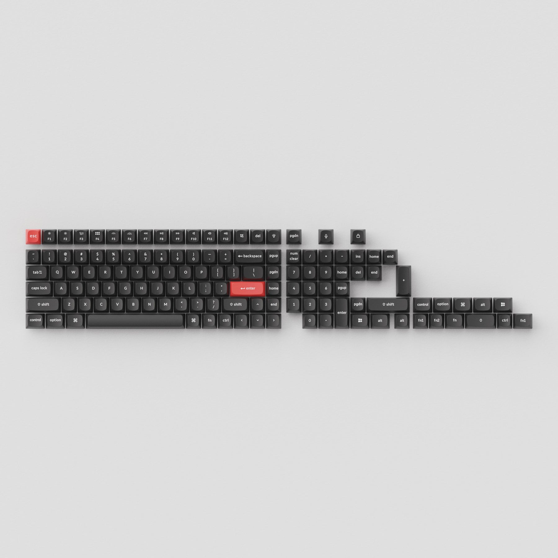 Double Shot PBT OSA Komplettes Keycap-Set