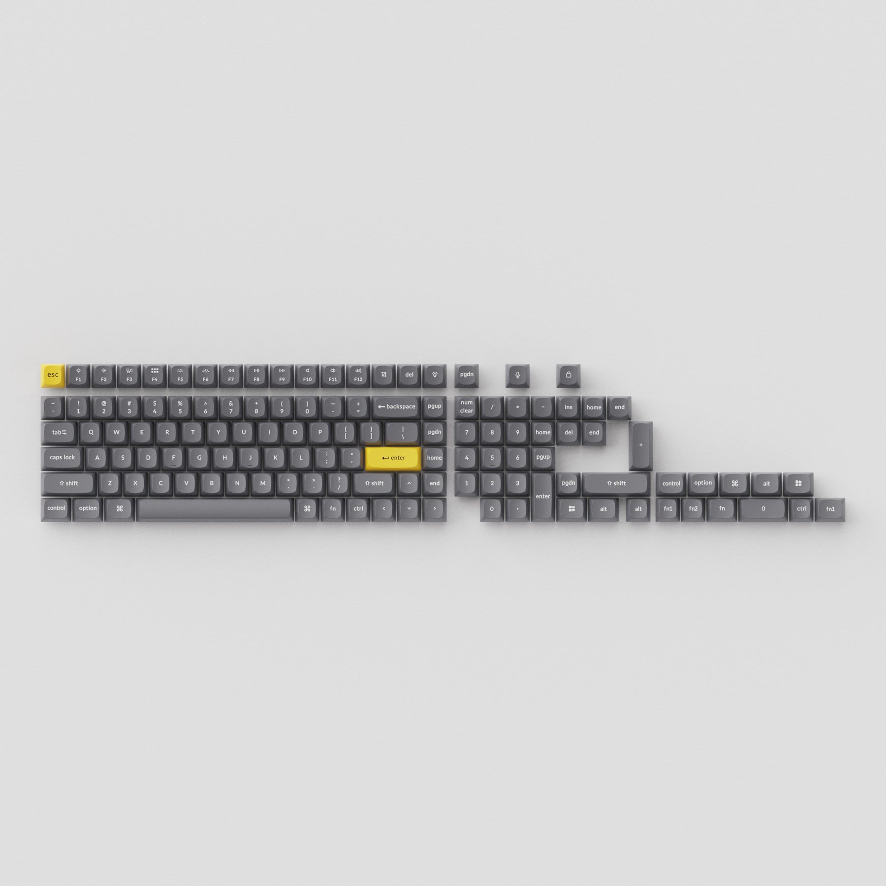 Double Shot PBT OSA Komplettes Keycap-Set