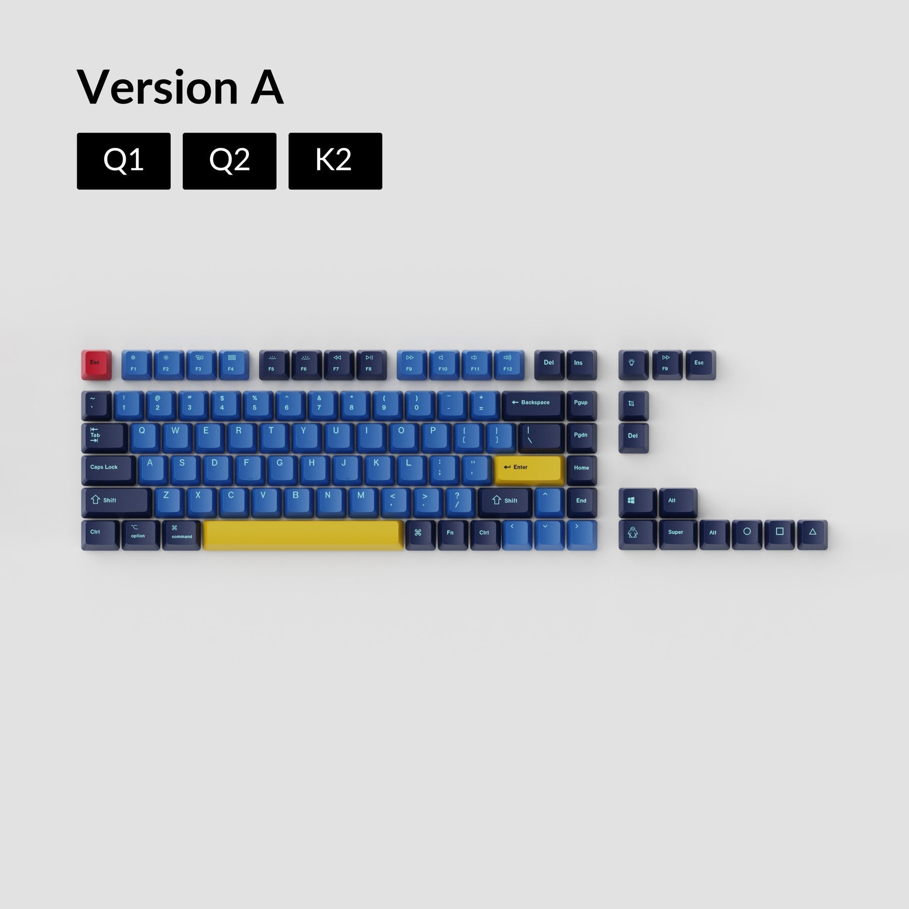 OEM Dye-Sub PBT Tastenkappen-Set - Beach