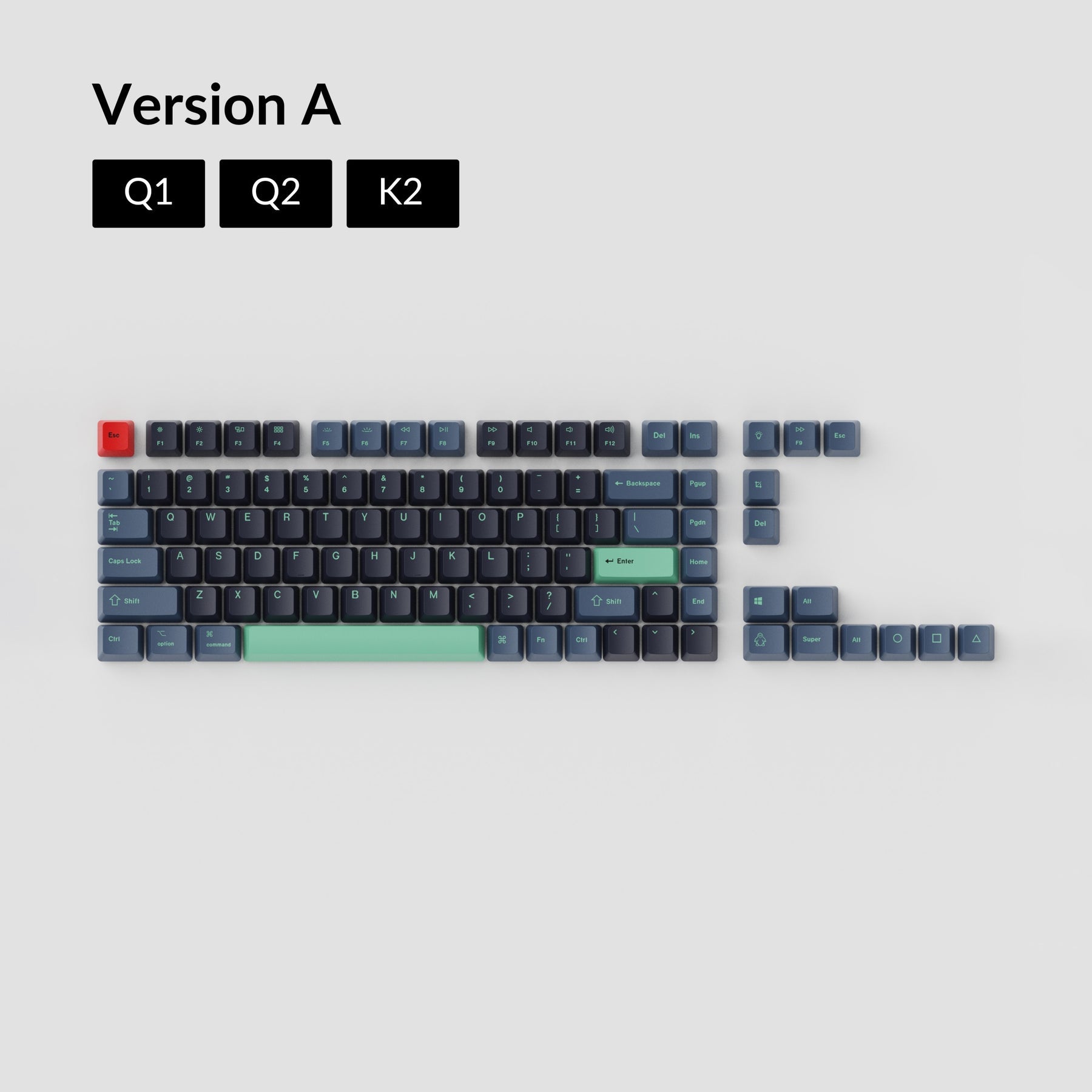 OEM Dye-Sub PBT Tastenkappen-Set - Hacker