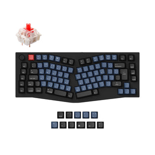 Keychron Q10 (Alice Layout) QMK Benutzerdefinierte Mechanische Tastatur ISO Layout Sammlung