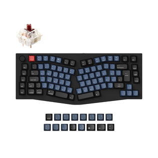 Keychron Q10 (Alice Layout) QMK Benutzerdefinierte Mechanische Tastatur ISO Layout Sammlung