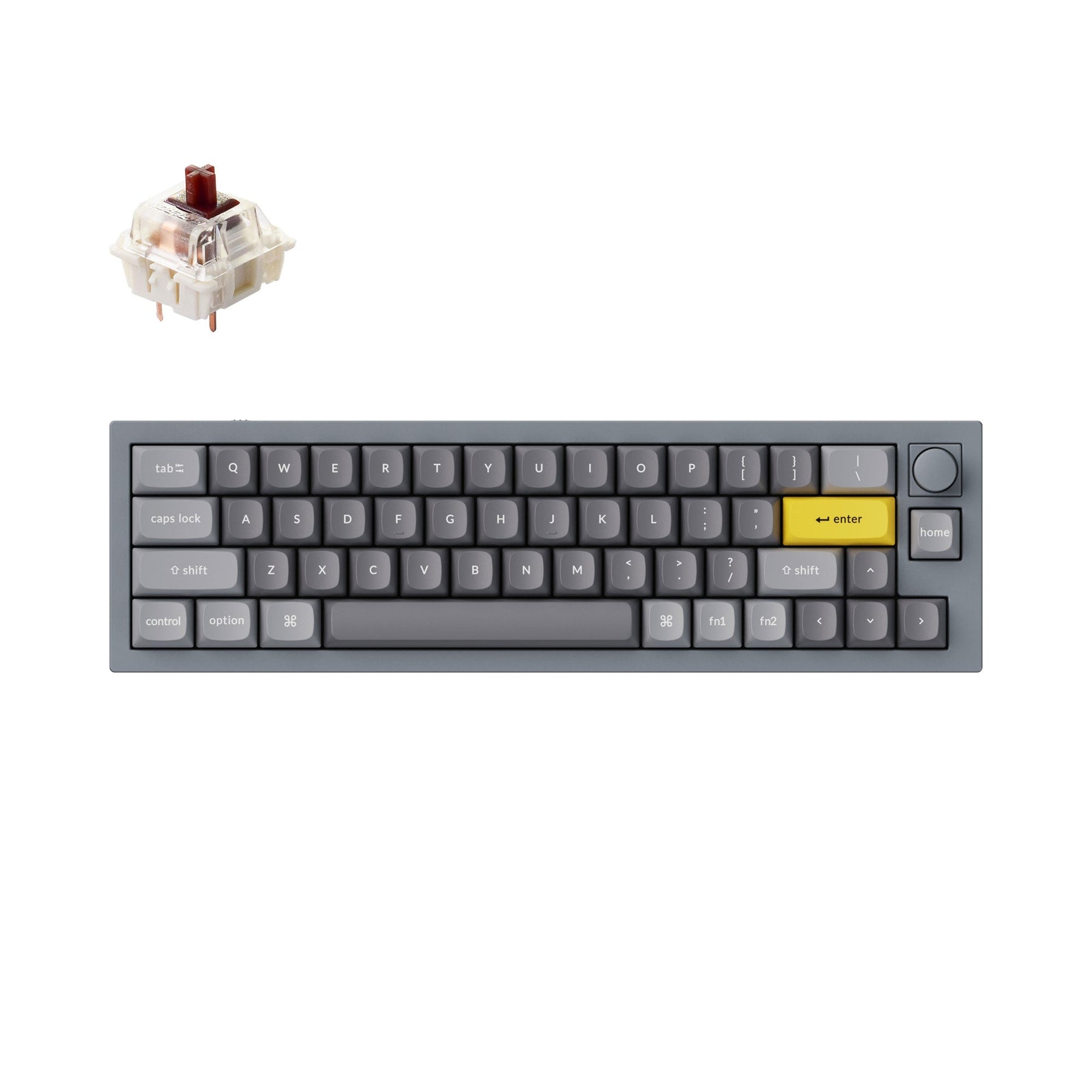 Keychron Q9 QMK Custom Mechanical Keyboard (US ANSI Layout 