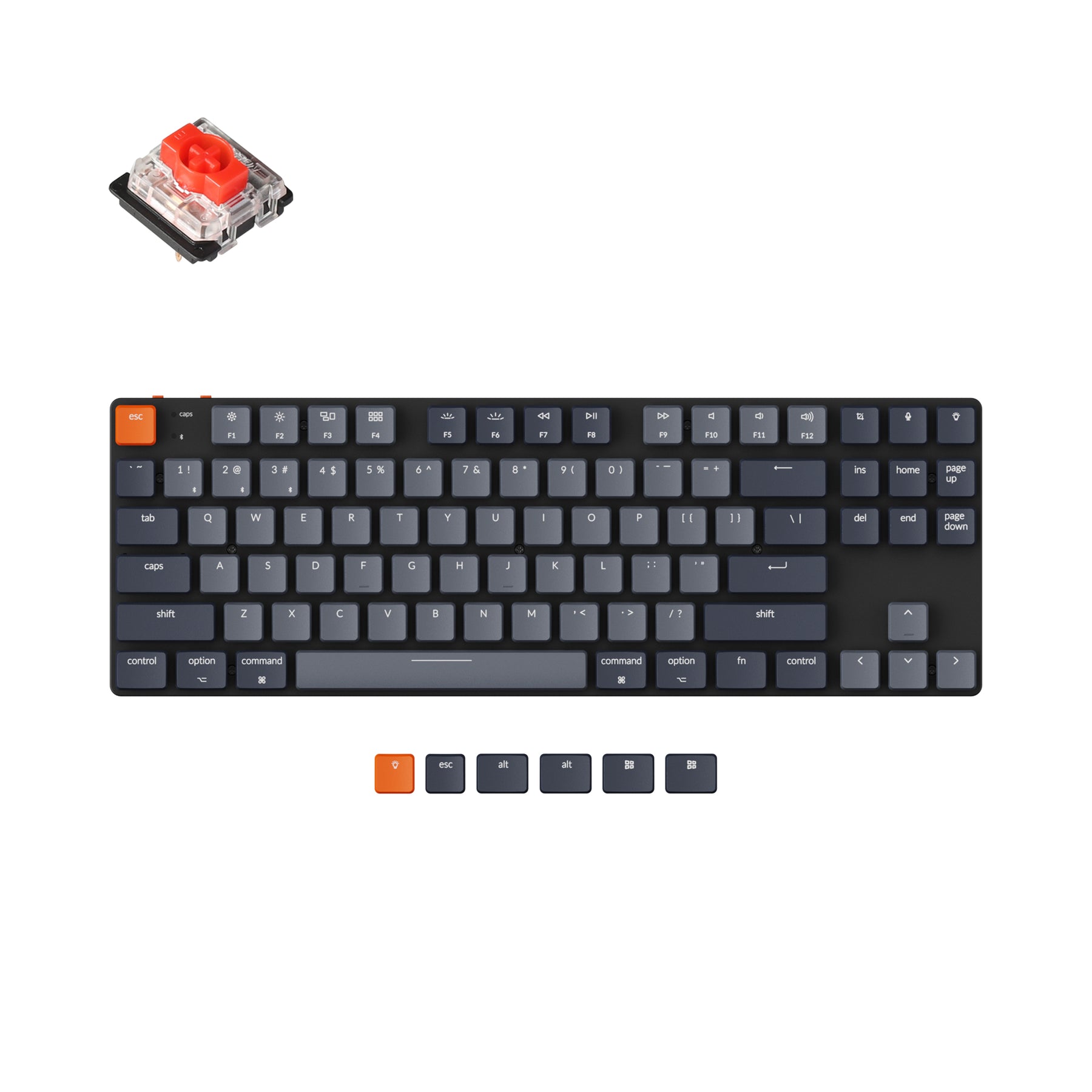 Keychron K1 SE kabellose mechanische Tastatur (US ANSI Layout 