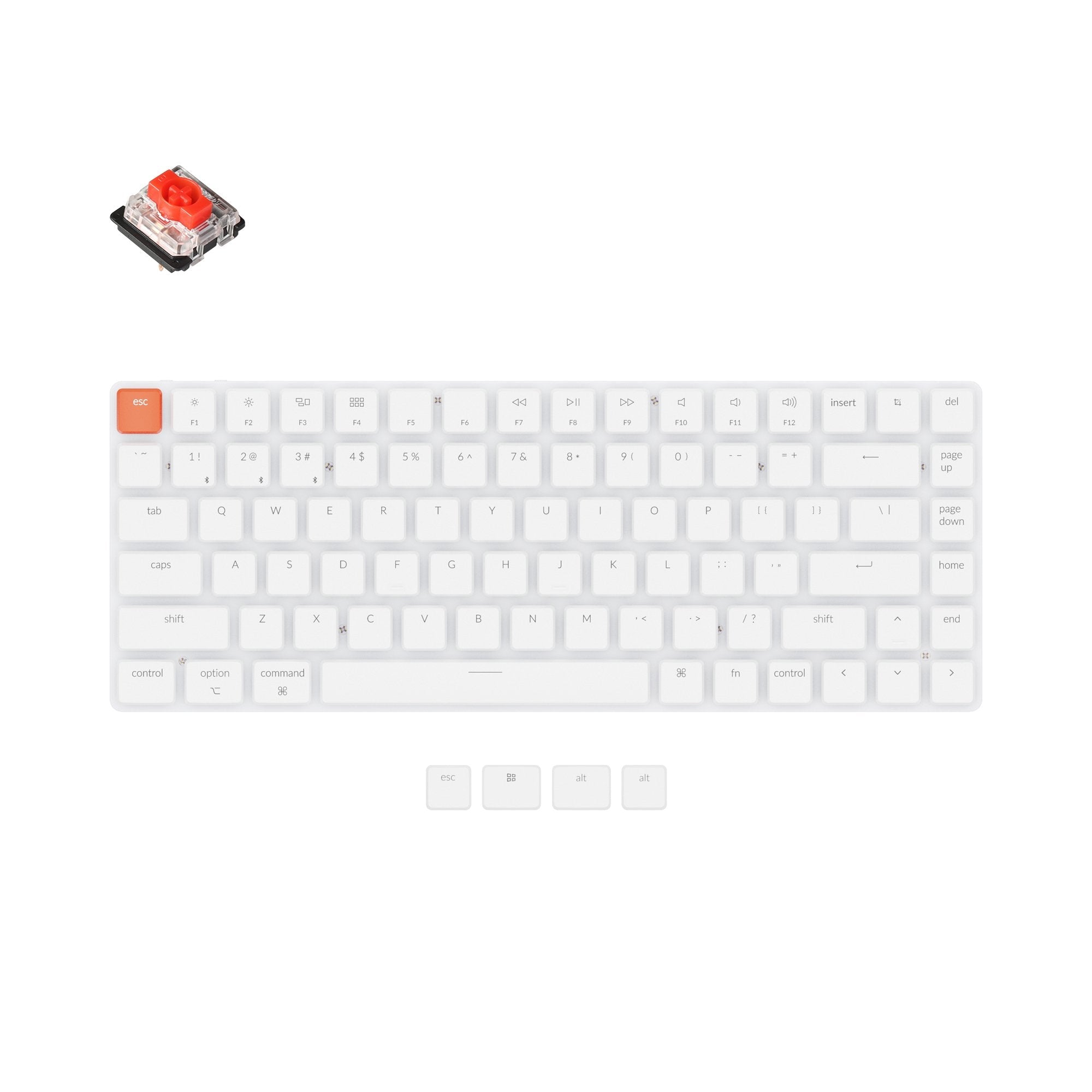 Keychron K3 Non-Backlight Ultra-Slim Wireless Mechanical Keyboard 