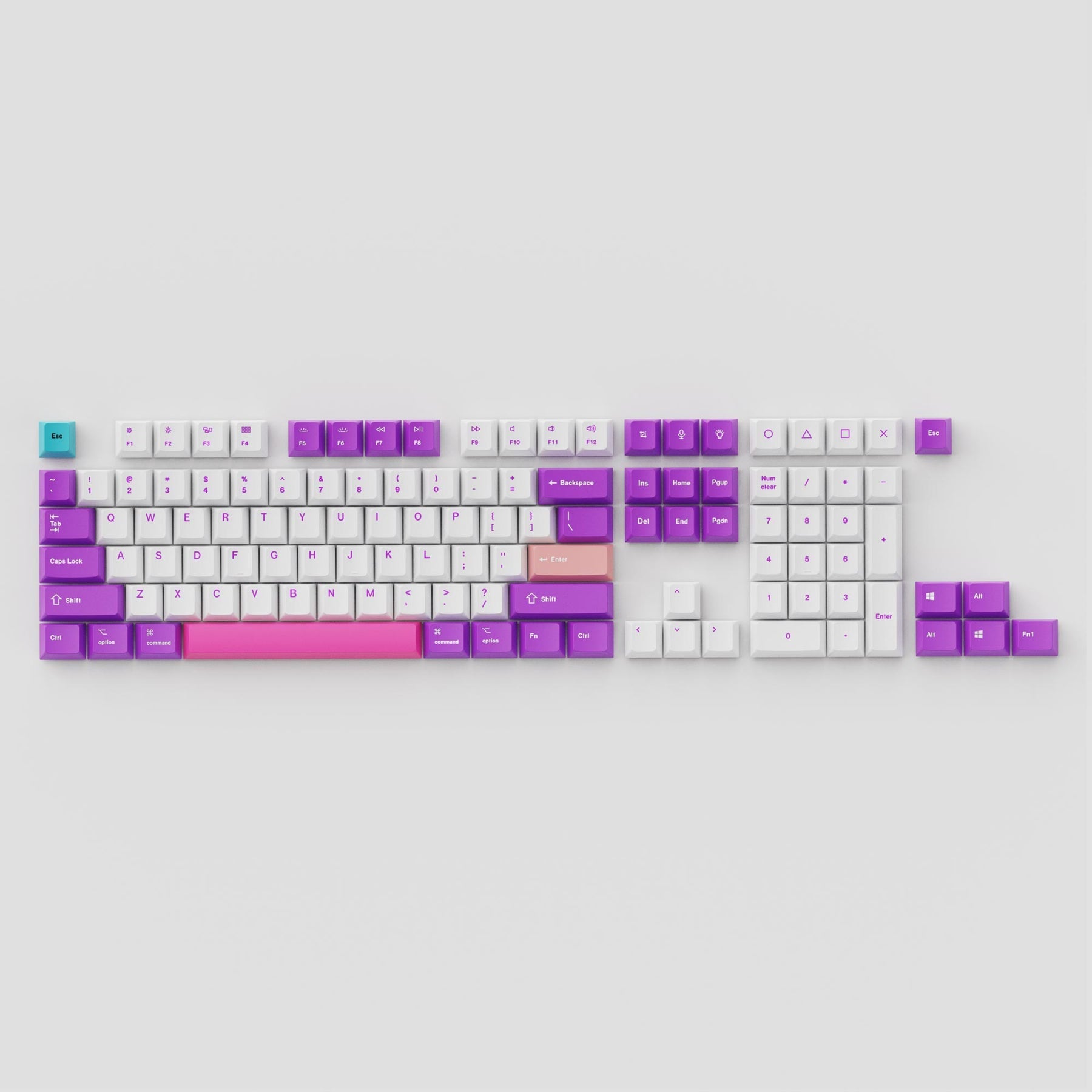 OEM Dye-Sub PBT Tastenkappen-Set - Unicorn